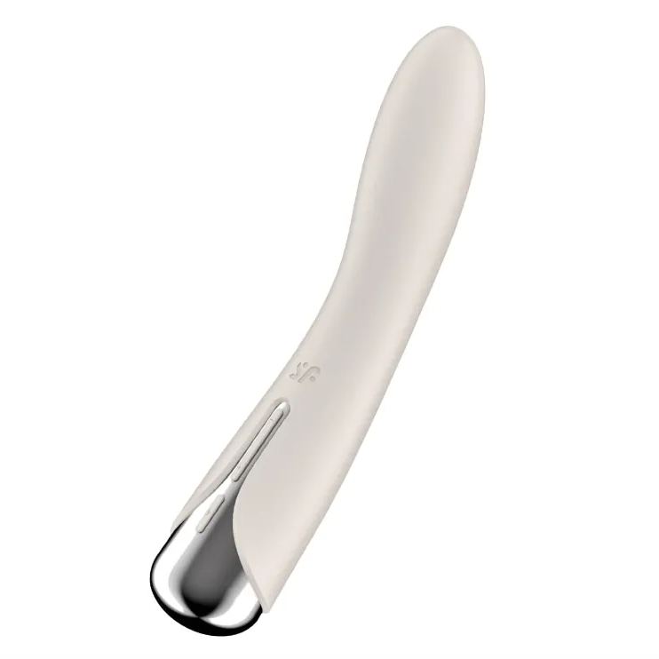 Satisfyer Spinning Vibe 1 震動旋轉G點按摩器，5種旋轉模式與12種震動功能，帶來雙重快感刺激。