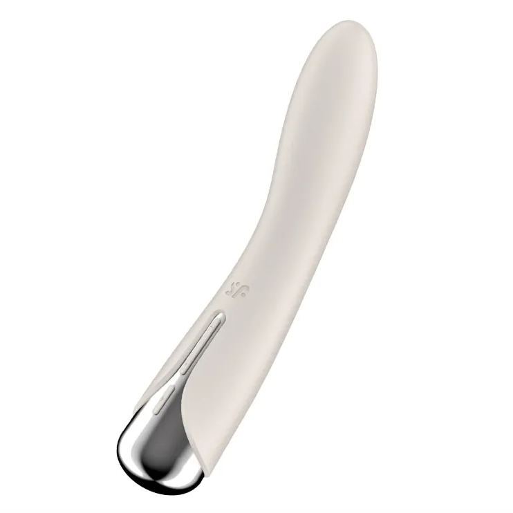 Satisfyer Spinning Vibe 1 震動旋轉G點按摩器，5種旋轉模式與12種震動功能，帶來雙重快感刺激。