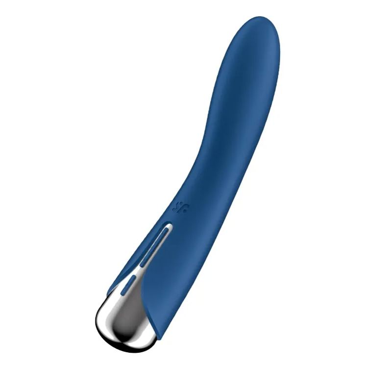 Satisfyer Spinning Vibe 1 震動旋轉按摩器，磁吸式USB充電，柔軟醫療矽膠材質，靜音模式。