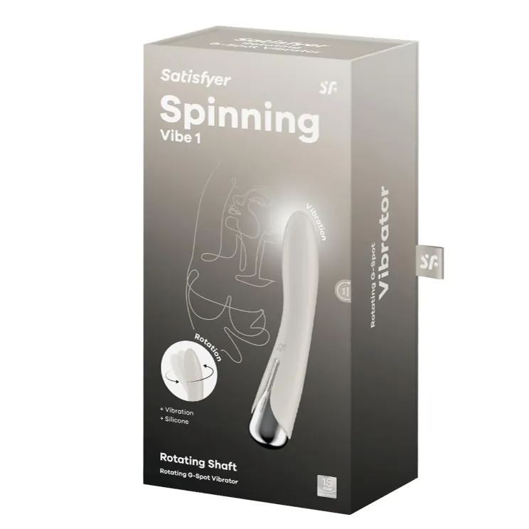 Satisfyer Spinning Vibe 1 震動旋轉G點按摩器，人體工學設計，提供精確G點刺激，安靜運行。