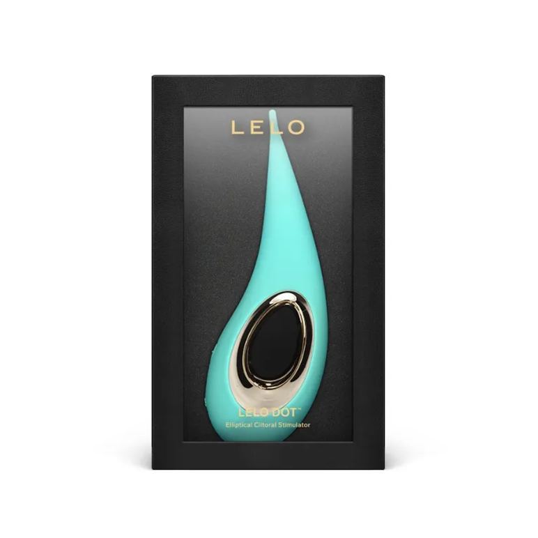LELO Dot 震動按摩器，柔軟可彎曲尖端，133Hz 高頻震動，USB 充電，2 小時續航，人體工學設計。