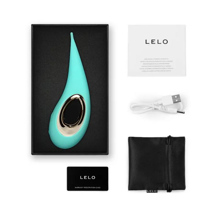 LELO Dot 尖頭震動按摩器，湖水藍/淺紫/粉紅，多重震動模式，創新橢圓運動技術，極致快感體驗。