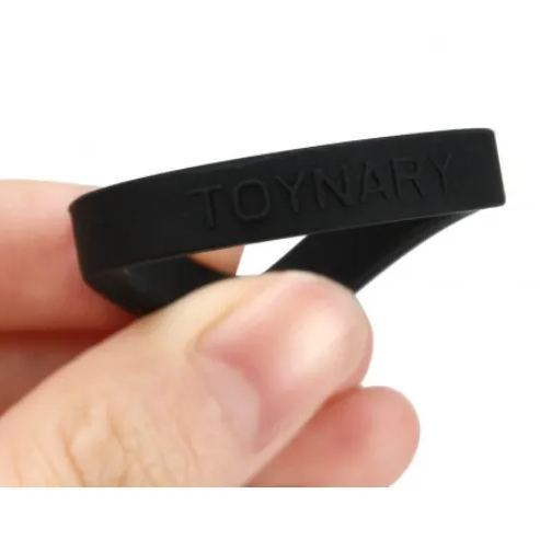 Toynary CR02 陰莖環，黑色，醫療級純硅膠製成，提供多樣使用方式，增強性體驗。