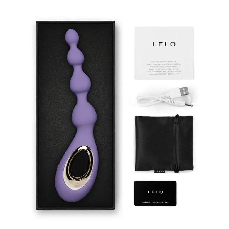 LELO SORAYA Beads 充電式後庭震動按摩器，智能震動模式，矽膠安全材質，滿足不同性別需求。
