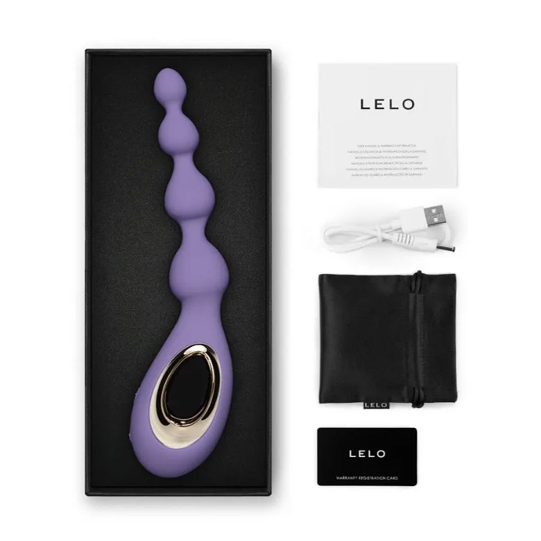 LELO SORAYA Beads 充電式後庭震動按摩器，智能震動模式，矽膠安全材質，滿足不同性別需求。