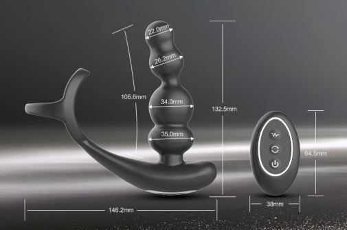 Mytoys MyRevoPlug 遙控旋轉拉珠後庭按摩器