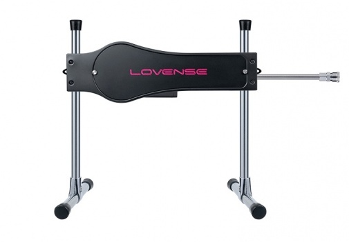 Sex Machine 推動長度 11.4cm，兼容 Vac-u-lock 配件，內附矽膠陽具與存儲袋，穩定靜音設計。