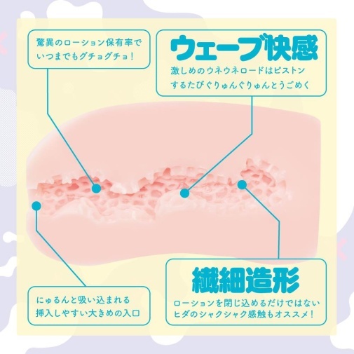 G PROJECT Nure Man飛機杯，360度全方位刺激設計，提供包裹吸啜快感