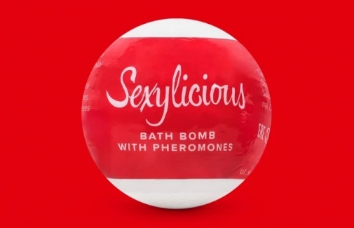 Obsessive Sexylicious 氣泡浴球，100g，富含費洛蒙，增添浴室誘惑。