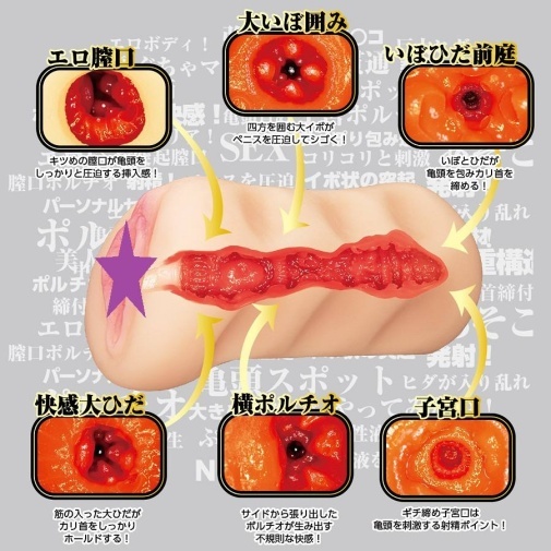 NPG 女優名器飛機杯，護理師角色與非貫通設計，帶來真實的緊密刺激體驗。