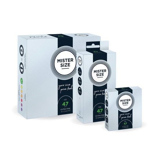 MISTER SIZE 47MM 乳膠安全套 (3片/10片/36片)