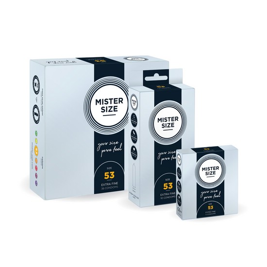 MISTER SIZE 53MM 乳膠安全套 (3片/10片/36片)