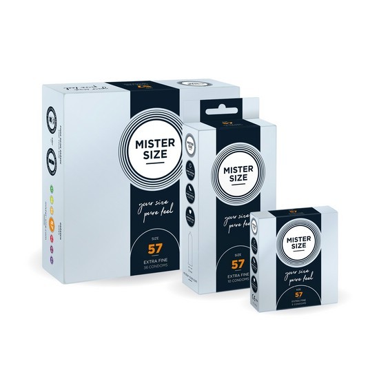 MISTER SIZE 57MM 乳膠安全套 (3片/10片/36片)
