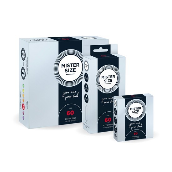 MISTER SIZE 60MM 乳膠安全套 (3片/10片/36片)