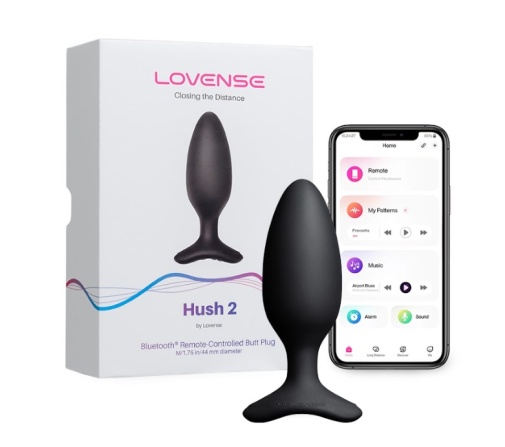 Lovense Hush 2 智能APP控制後庭震動肛塞 (4個尺寸)-SING DR