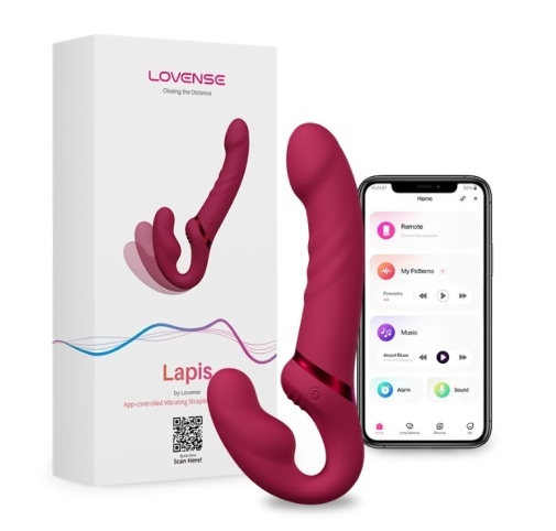 Lovense Lapis 免束帶穿戴式仿真陽具震動棒