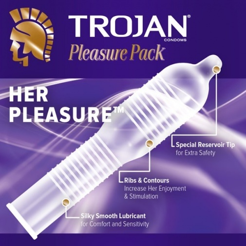 Trojan 戰神 樂趣捆包 12 片裝 乳膠安全套