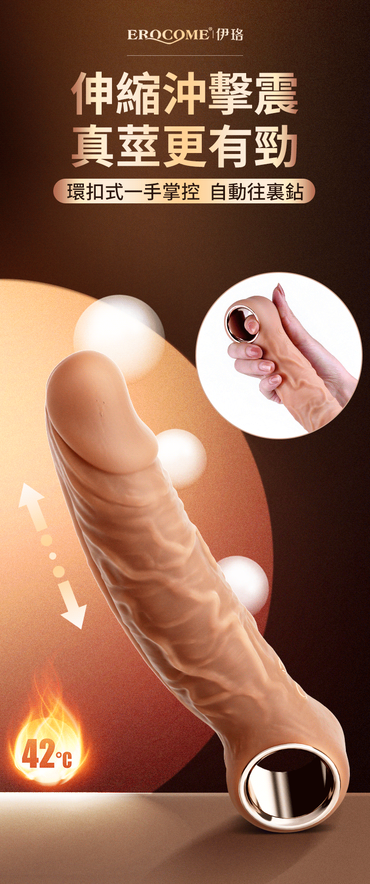 香港 EROCOME,EROCOME,EROCOME伊珞,伊珞,假陽具,仿真陽具,假老二,按摩棒,高潮按摩棒,自動抽插按摩棒,加熱按摩棒,EROCOME LACERTA,蝎虎座