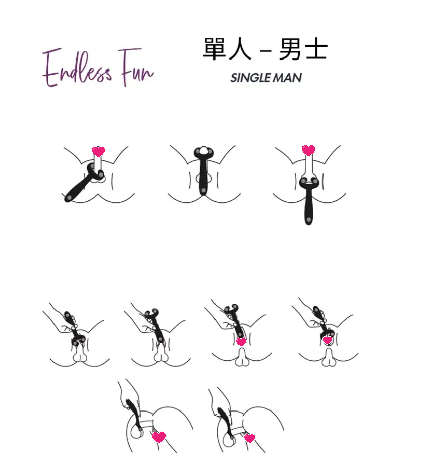 Satisfyer Endless Fun 無限快感多功能 Y字震動器-SING DR