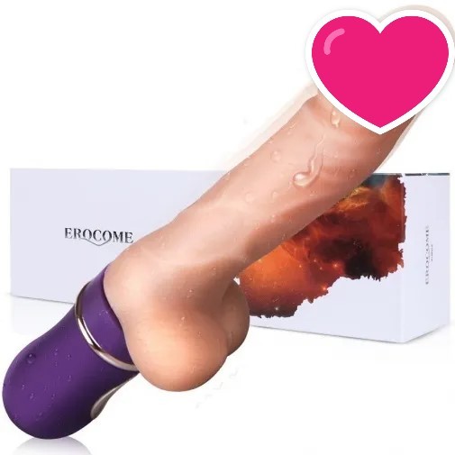 Erocome Auriga 禦夫座 自動抽插震動棒 紫色