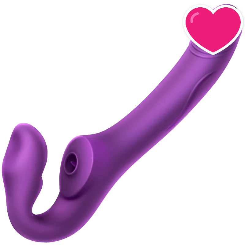 Erocome Cancri 巨蟹座 無線遙控吸啜雙頭震動棒 紫色