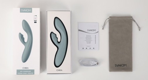 SVAKOM Chika APP 遙控暖感雙頭按摩棒，雙重刺激設計，支援APP遠程操控，提供極致愉悅體驗。