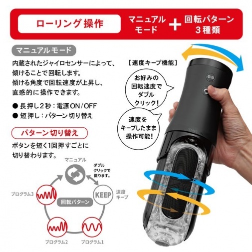 Tenga Flip Zero 電動迴轉震動飛機杯