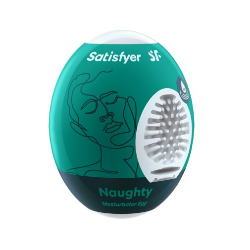 Satisfyer Egg 飛機蛋，單隻設計，無需潤滑劑，水活性TPE材質，便於攜帶，帶來微妙愉悅感。