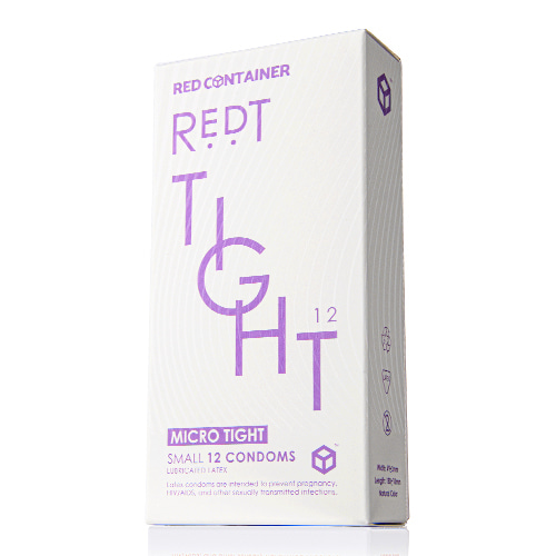 Red Container Red T Original Tight 緊貼型乳膠安全套，超薄設計，提供真實的親密體驗，內含潤滑劑。