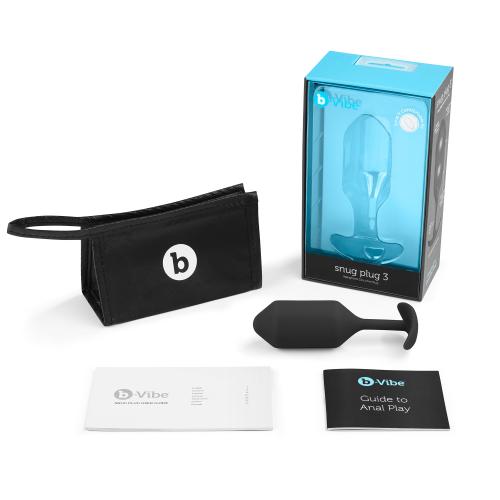 b-Vibe Snug Plug 3 後庭塞
