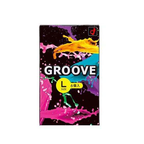 岡本 GROOVE L尺寸 6片裝 乳膠安全套
