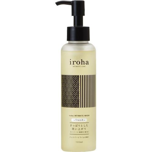 Iroha Intimate Wash Fresh 私密沐浴乳，弱酸性配方與植物性去角質，清新杜松與青檸香氣。