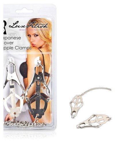 Lux Fetish Japanese Clover Nipple Clamps
