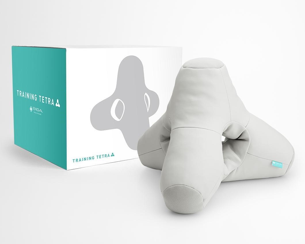 TENGA Training Tetra，四角設計的腰部體位訓練器，提升性生活技巧，改善早洩與遲洩問題。