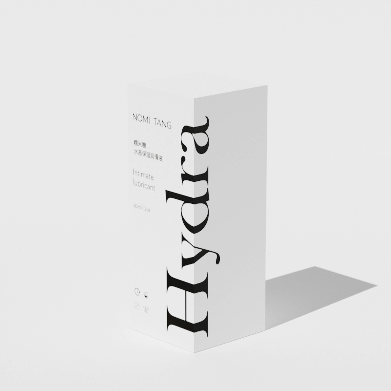 Nomi Tang Hydra 60ml水性潤滑液，無黏膩感，提供順滑自然的親密體驗。