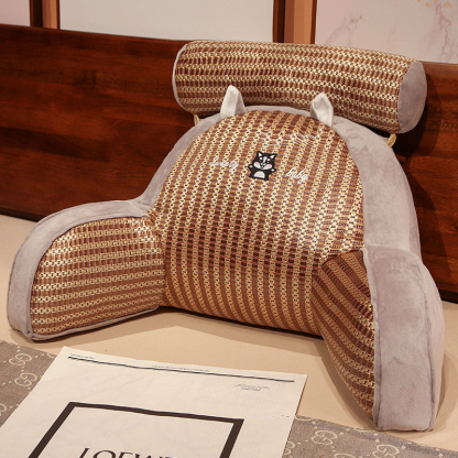 涼しい藤席付き多機能クッション