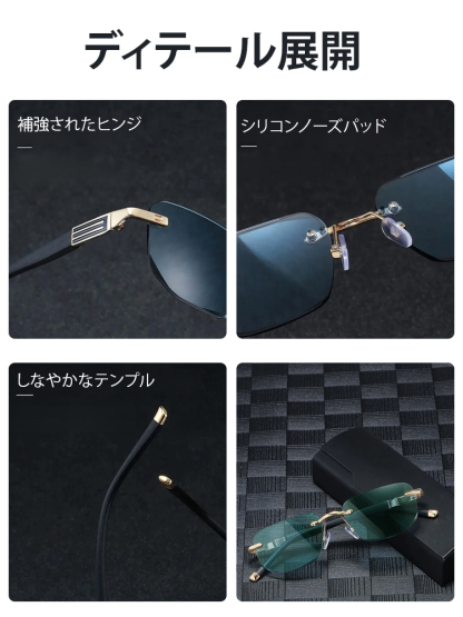 インテリジェントオートズーム機能付き老眼鏡