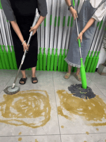竹繊維絞れるモップ