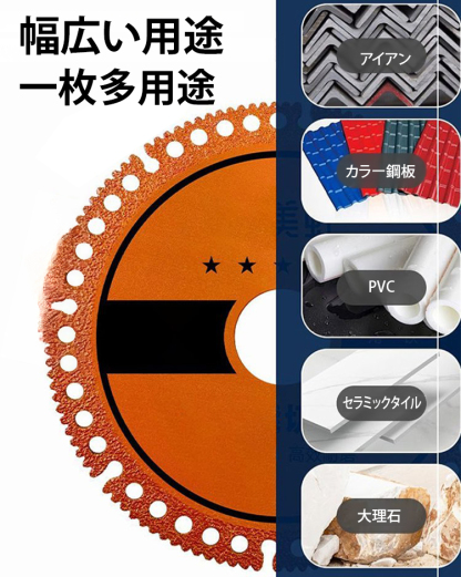 シャープで耐摩耗性のある多機能グラインダー刃