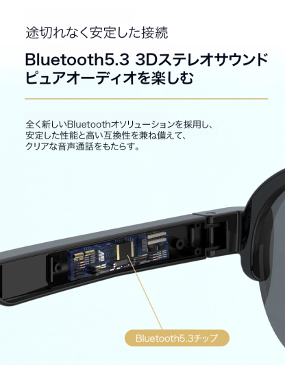 ハイテク技術Bluetoothスマートサングラス
