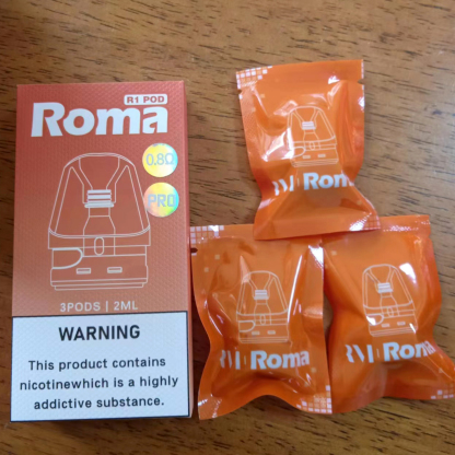 【 羅馬Roma –R1空煙彈】0.6Ω/0.8Ω（只適用於小蠻牛主機）側注油空煙彈 電子煙空艙 空殼  台灣電子煙煙油賣場現貨當天發