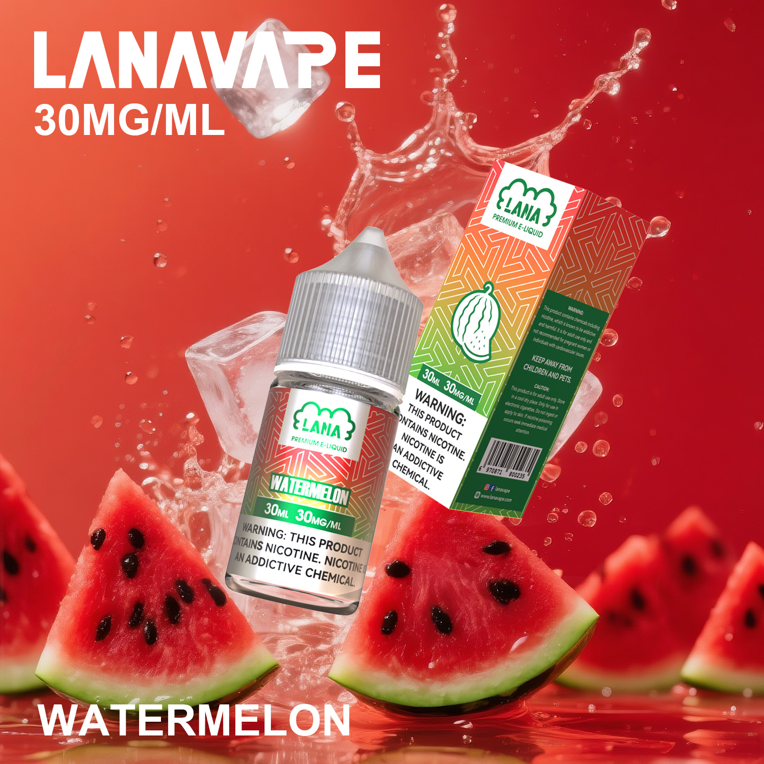 【LANA煙油】LANA丁鹽系列 & LANA JUICE 馬來西亞版  | 30ml/30mg拉娜lana原廠煙油 100%正品煙油 | 適配各種空煙彈 | 台湾现货貨到付款