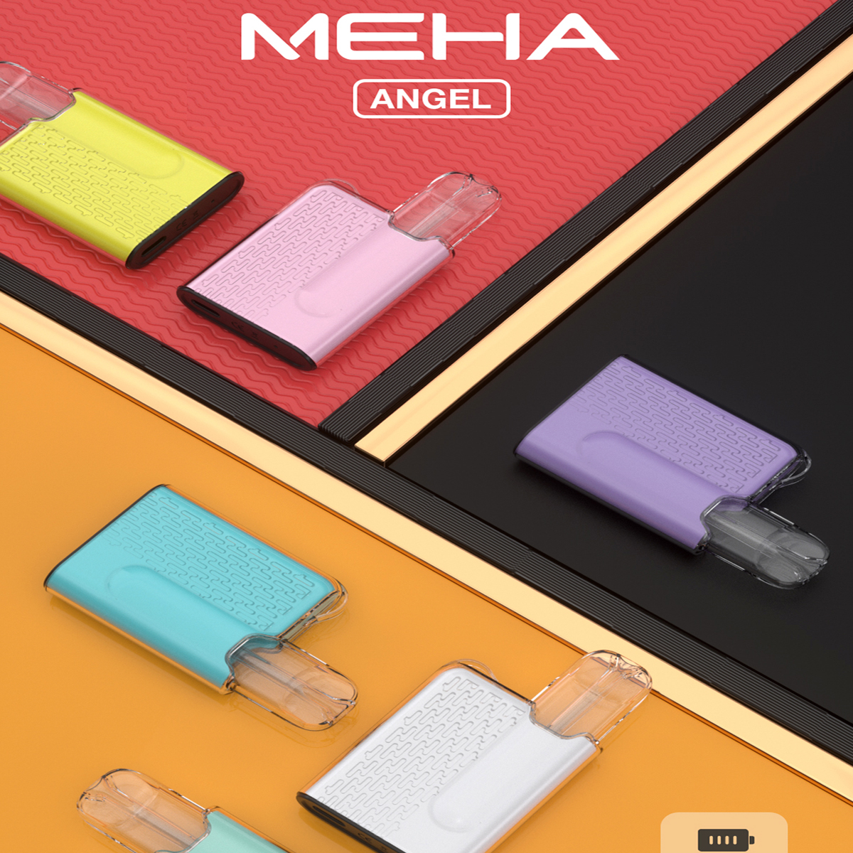 【MEHA魅嗨方形5代主機】魅嗨五代換彈煙桿 | 通用梟客 悅刻 Relx等四五六代煙彈 | 大續航 迷你方形主機