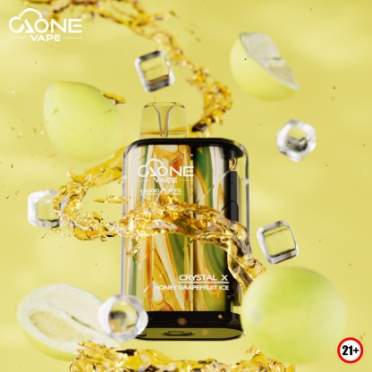 【AONE VAPE CRYSTAL 水晶 16000口拋棄式電子煙】脈衝/常規雙種模式 | 持久耐用• 雙芯爆發設計 | AONE 水晶一次性電子煙台灣現貨秒發 