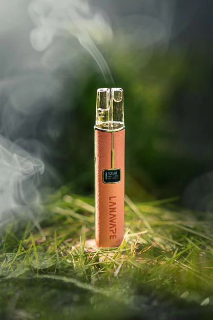 【lana新款皮革主機】/帶顯示屏/皮革/通用一代煙彈電子煙主機/臺灣正品現貨秒发/原裝正品