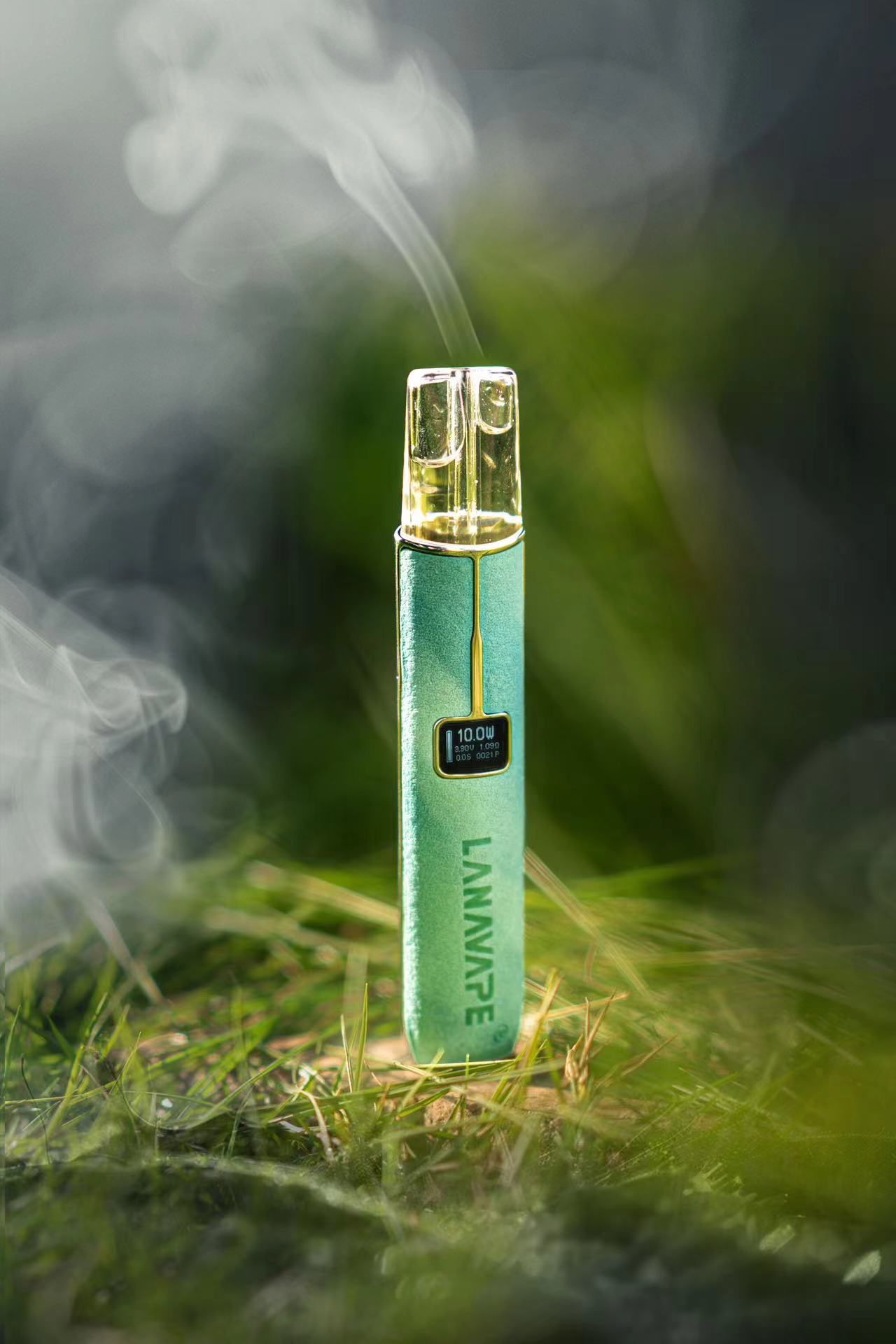 【lana新款皮革主機】/帶顯示屏/皮革/通用一代煙彈電子煙主機/臺灣正品現貨秒发/原裝正品