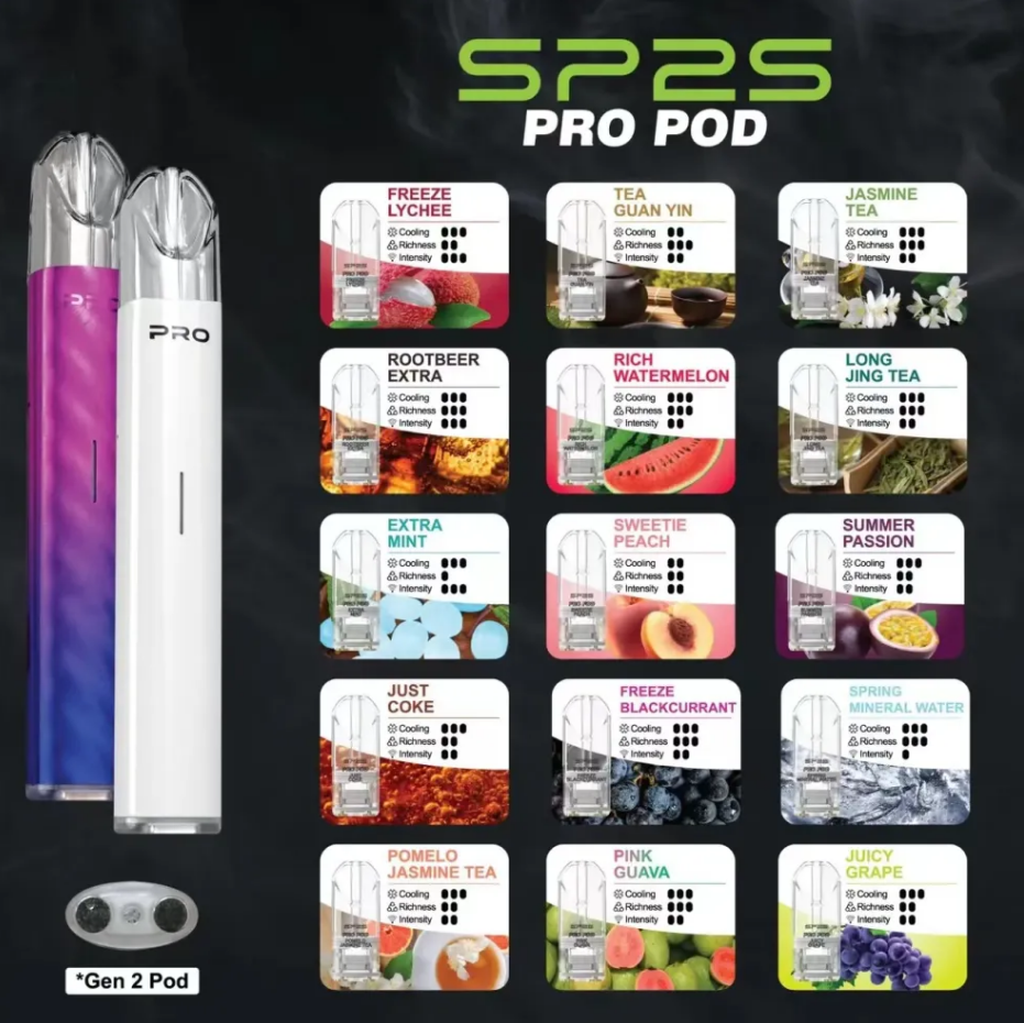 【SP2S II PRO煙彈】只適用於（SP2S PRO 發光主機）SP2S全新升級透明煙彈 3顆裝煙蛋