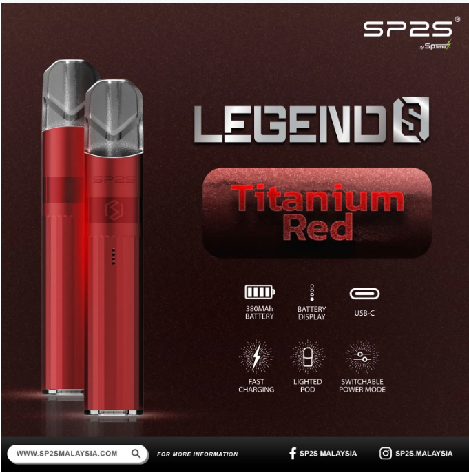 【SP2S升級版鈦合金主機】🔥新品上市🔥正品sp2s思博瑞/ 時尚大氣的外觀/通用於一代煙彈