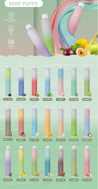 ILIA哩亞四代6500口 / ILIA BAR4拋棄式 / ILIA一次性大容量電子煙