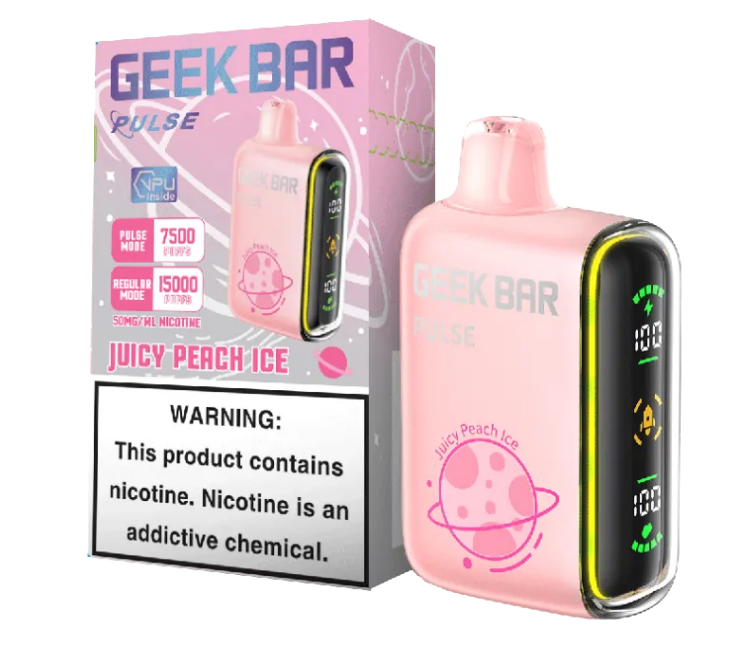 【美國大牌 Geek Bar Pulse Vape 拋棄式電子煙】超大容量15000口 | 脈衝/常規 2種 模式 